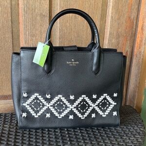 Kate Spade Black and White Satchel